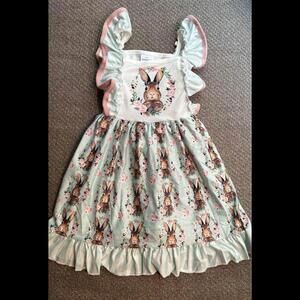 girls 5/6 PETER RABBIT EASTER dress -NEW